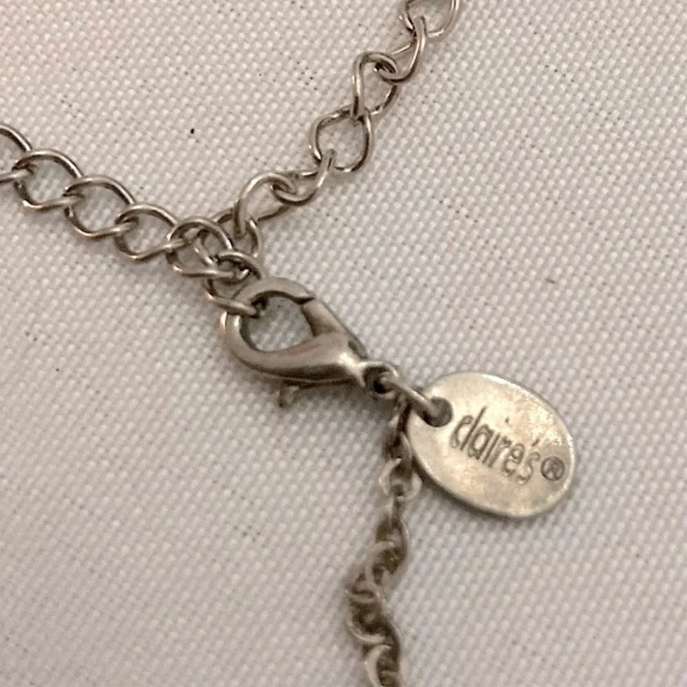 Vintage Claire’s Mickey Mouse Silver Pendant Necklace Disney